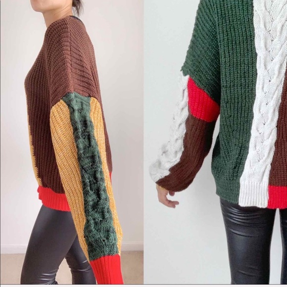 Oversized Chunky Knot Sweater Pullover - Picture 5 of 8